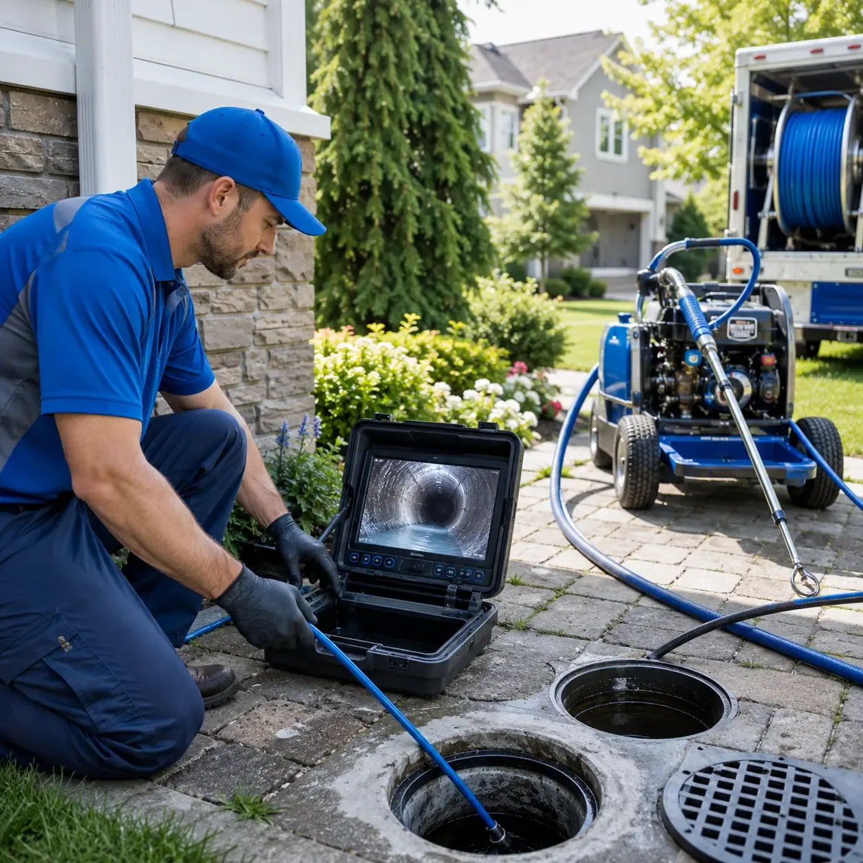 Outdoor drain cleaning professionals serving Pepperell, MA